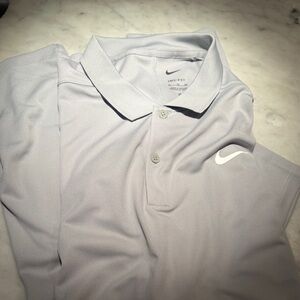 Nike Men's Gray Polo Shirt XL